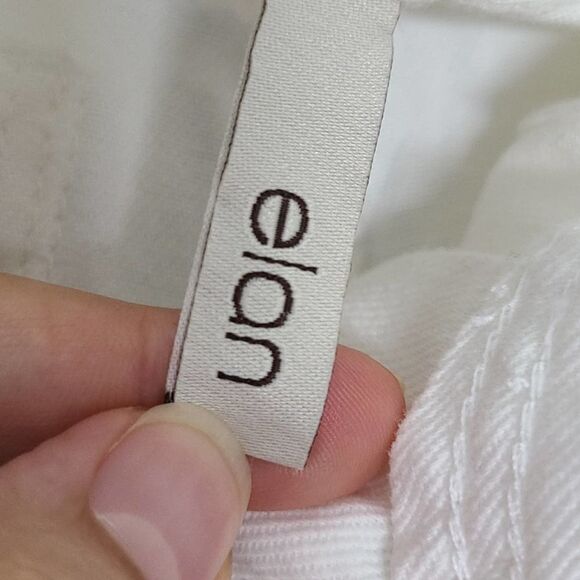 Elan Boyfriend DenimĀ Distressed White Ripped JeansāSizeāSmall - Picture 10 of 11